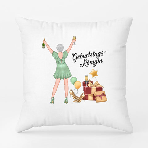 Personalisierte Geburtstag Königin Kissen Geschenk für Oma zum 70. Geburtstag[product]