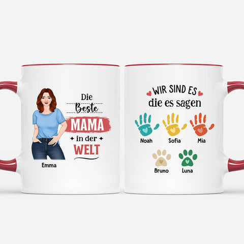 Personalisierte Großartige Mama Der Welt Tasse geschenkideen mama[product]