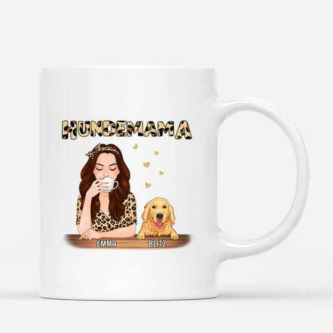 Personalisierte Hundemama Tasse Geschenk freundin 40. Geburtstag[product]