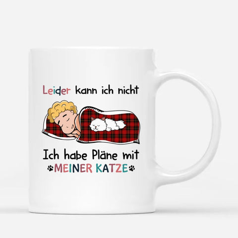 Personalisierte Ich Habe Pläne Mit Meiner Süßen Katze Tasse geschenke zur einschulung jungs