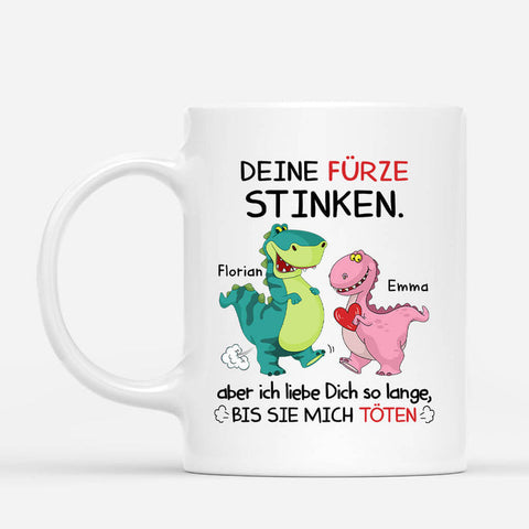 Personalisierte Ich Liebe Dich Mehr Als Ich Deine Fürze Hasse Tasse Lustiges Geschenk für Freundin[product]