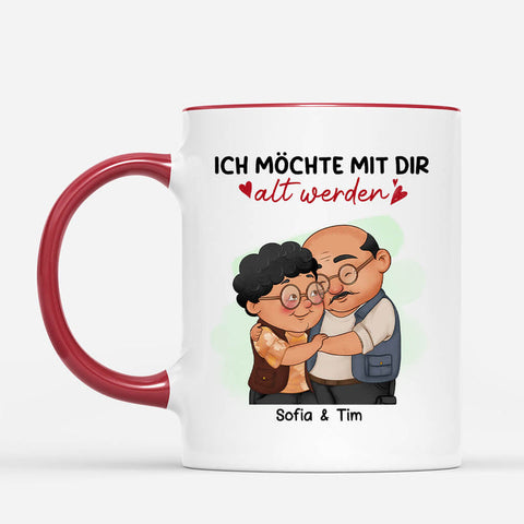 Personalisierte Ich Möchte Mit Dir Alt Werden Tasse 40 geburtstag mann[product]