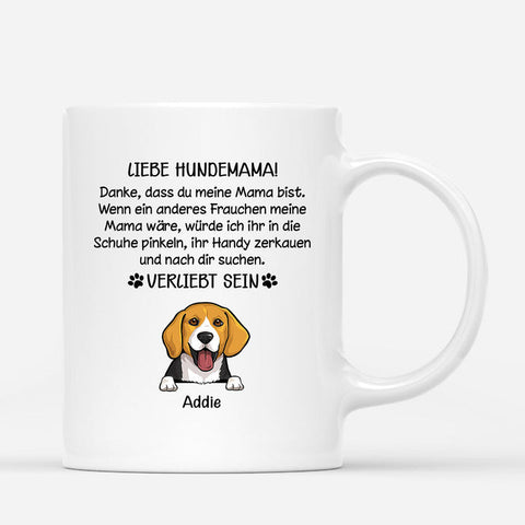Personalisierte Liebe Hundemama Tasse Hunde Oma Geschenk[product]