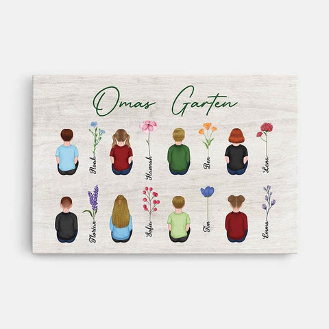 Personalisierte Mamas/Omas Garten Leinwand Geschenke zur Einschulung Mädchen[product]