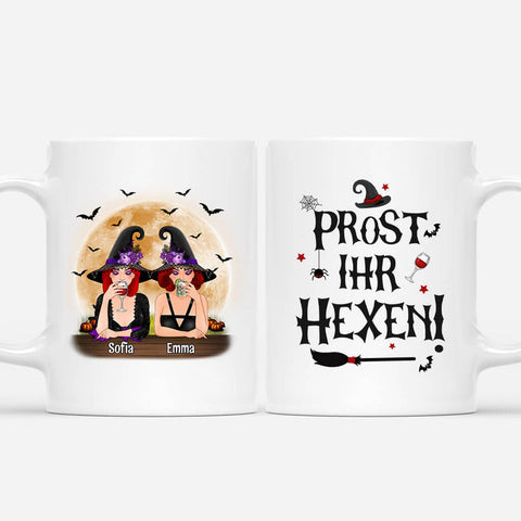 Personalisierte Prost Ihr Hexen Halloween Tasse halloween-sprüche lustig