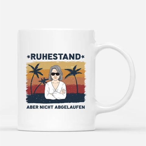 Personalisierte Ruhestand Aber Nicht Abgelaufen Oma Mama Tasse 