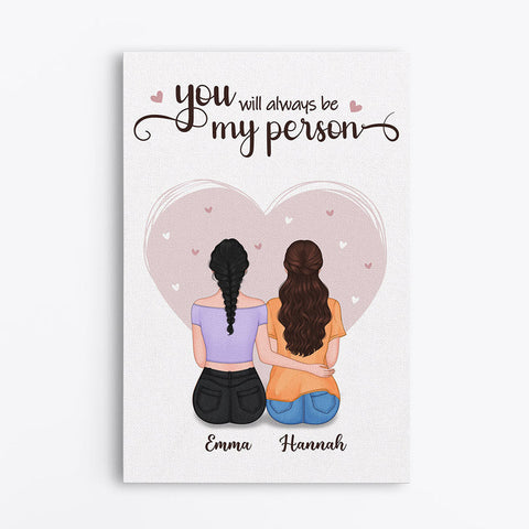 Personalisierte You Will Always Be My Person Leinwand spontane geschenke für mama[product]