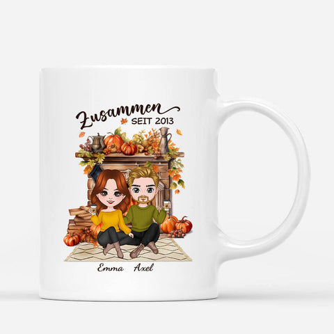 Personalisierte Zusammen Seit Herbst Tasse Lustige Geschenke für beste Freundin