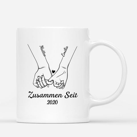 Personalisierte Zusammen Seit Tasse Geschenk Freundin 41[product]