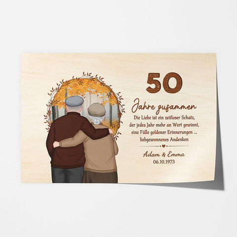 Personalisiertes 50 Jahrestag Großeltern Poster Sprüche zum 50 Geburtstag[product]