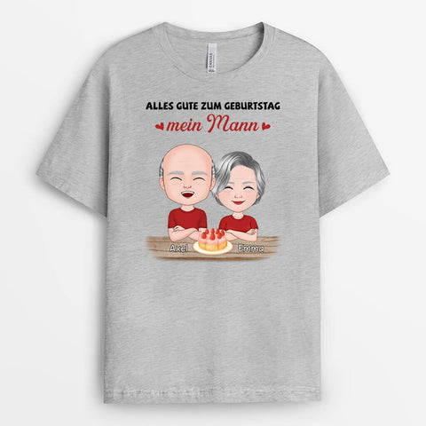 Personalisiertes Alles Gute Zum Geburstag Freund Mann T-Shirt Geschenk 50 Geburtstag Mama[product]