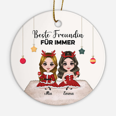 Personalisiertes Beste Freundin Für Immer Ornament geschenk für die beste freundin zum geburtstag[product]