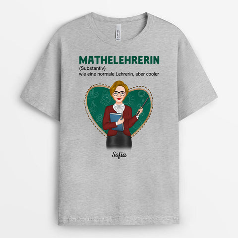 Personalisiertes Definition Für Lehrer T-Shirt geschenk für Erzieherin Abschied