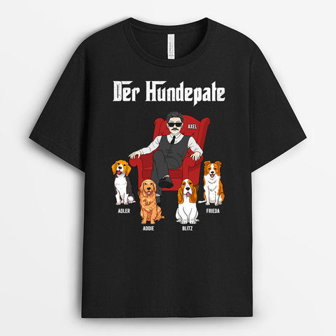 Personalisiertes Der Hundepate T-Shirt t shirt 50 geburtstag mann