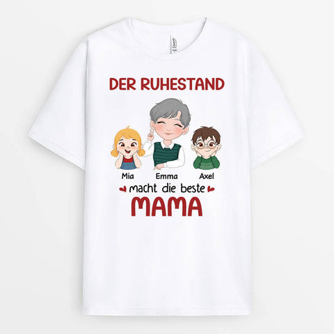 Personalisiertes Der Ruhestand Macht Die Beste Oma T-shirt Ruhestand Geschenkidee[product]