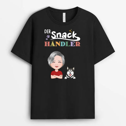 Personalisiertes Der Snackhändler T-Shirt Geschenk zum 70 Geburtstag Oma[product]