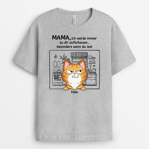 Personalisiertes Die Katze Schaut Immer Zu Dir Auf T-shirt T-shirt 40. Geburtstag Mann lustig[product]