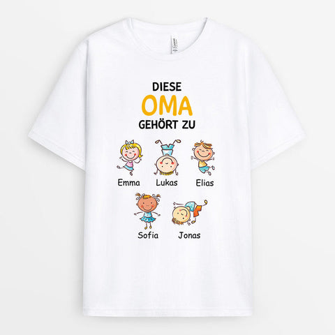 Personalisiertes Diese Oma Gehört Zu T-Shirt Lustige Sprüche auf T shirts