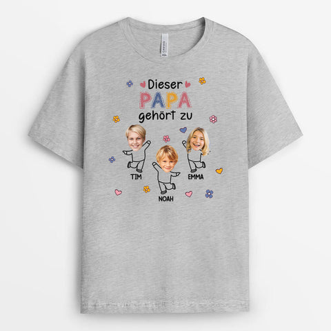 Personalisiertes Diese Papas Gehört Zu T-shirt geschenk für ehemann der alles hat[product]