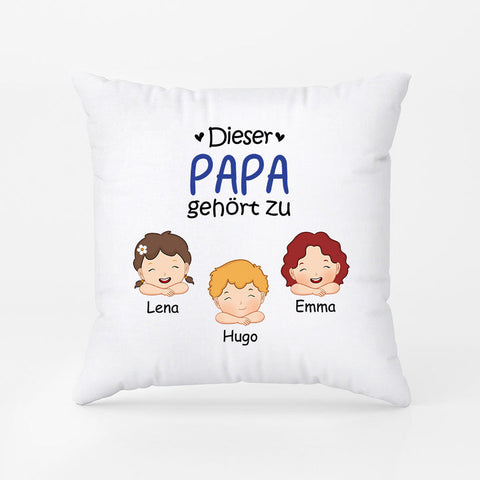 Personalisiertes Dieser Papa Opa Gehört Zu Lustig Kissen geschenk für ehemann der alles hat[product]