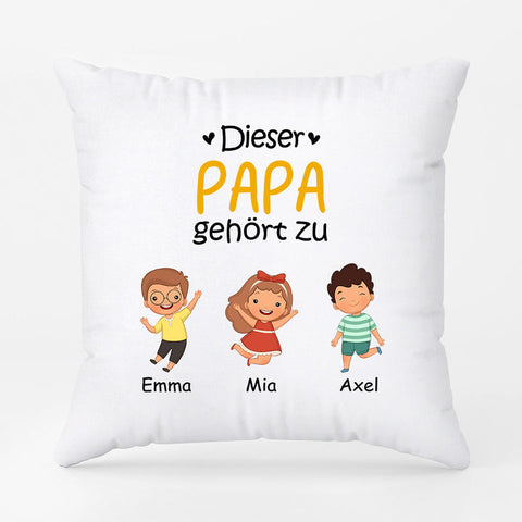 Personalisiertes Dieser Papa Gehört Zu Kissen geschenk für ehemann der schon alles hat[product]