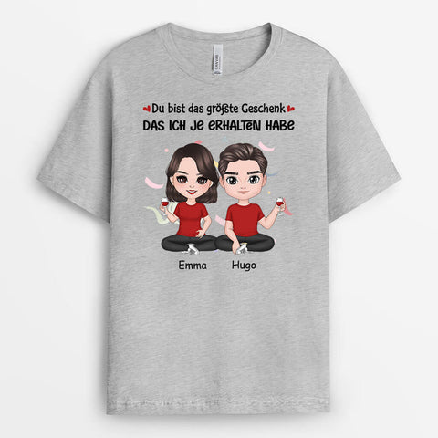 Personalisiertes Du Bist Das Größte Geschenk T-Shirt geschenk für ehemann der alles hat[product]