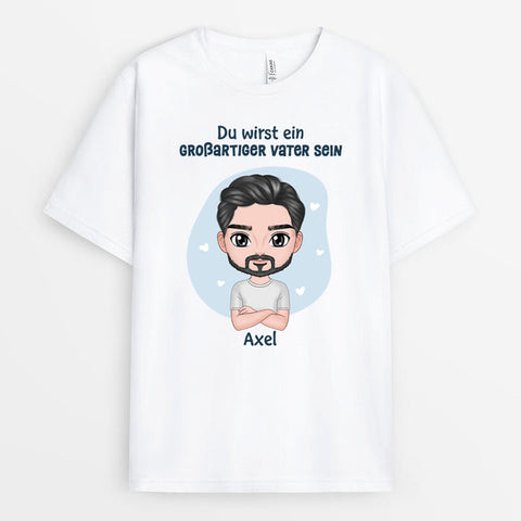 Personalisiertes Ein Großartiger Vater Opa T-shirt T Shirt 40. Geburtstag Mann Lustig[product]