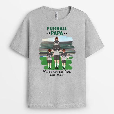 Personalisiertes Fußball Papa T-Shirt lustig tshirt 40. Geburtstag für Männer[product]