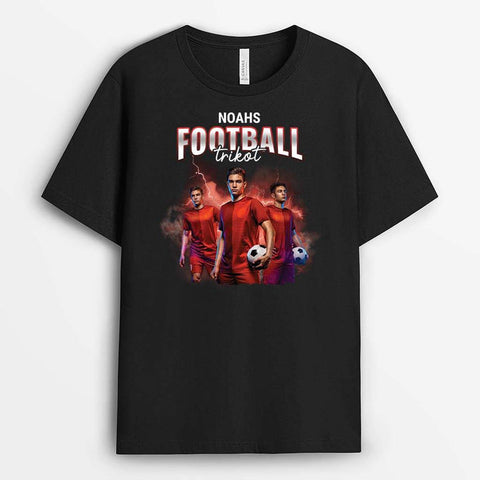 Personalisiertes Fußball T-Shirt T-Shirt zum 50. Geburtstag Mann