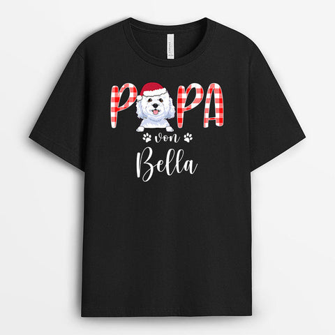Personalisiertes Hunde Eltern T-Shirt Geschenk Hundepapa[product]