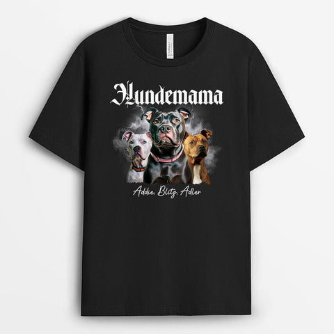 Personalisiertes Hundepapa/Hundemama T-Shirt Abschluss T Shirt