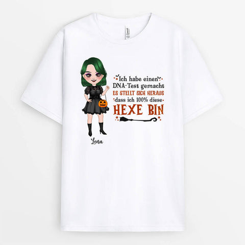 Personalisiertes Ich Bin Diese Hexe Halloween T-shirt T shirts Lustige Sprüche[product]