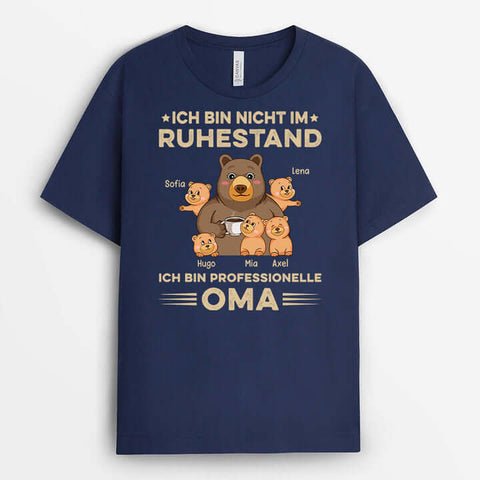 Personalisiertes Ich Bin Professioneller Opa T-Shirt Ruhestand Geschenkidee[product]