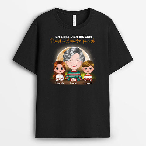 Personalisiertes Ich Liebe Dich T-Shirt Geschenk für Mama zum 60 Geburtstag[product]