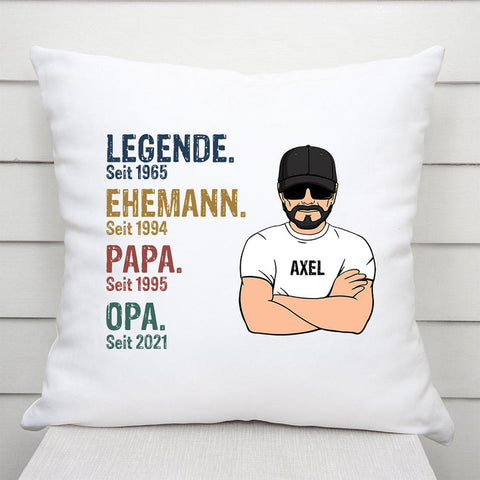 Personalisiertes Legende Kissen Geschenk zum 40 Geburtstag Mann[product]