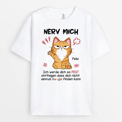 Personalisiertes Nerv Mich T-Shirt Abschluss T Shirt