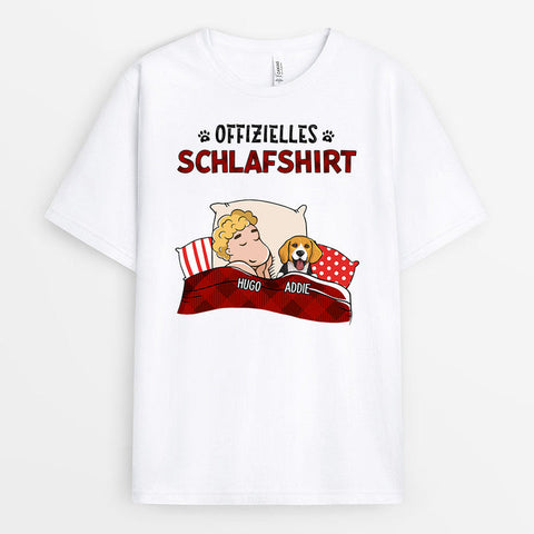 Personalisiertes Offizielles Schlafshirt T-Shirt Geschenk zum 40 Geburtstag Mann[product]