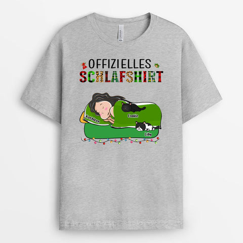 Personalisiertes Offizielles Schlafshirt T-Shirt Lustige T-shirts Sprüche[product]