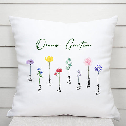 Personalisiertes Omas Garten Kissen Geschenke zur Einschulung Mädchen[product]