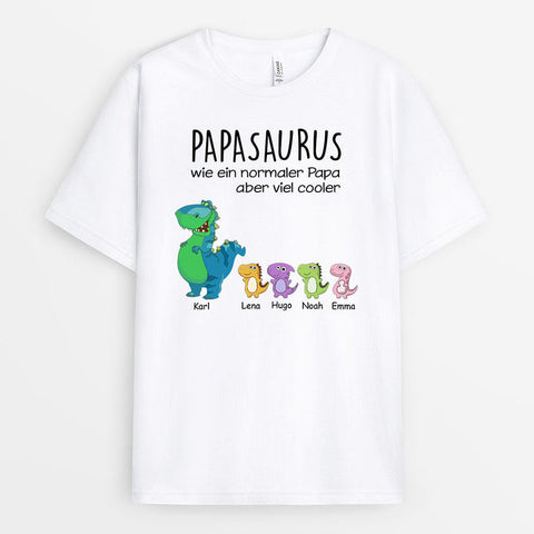 Personalisiertes Opasaurus Papasaurus T-Shirt Geschenk zum 40 Geburtstag Mann[product]