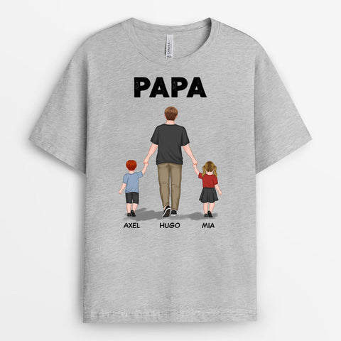 Personalisiertes Papa Kinder T-Shirt T-Shirt 50 Geburtstag Männer[product]