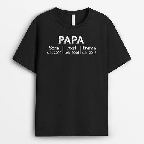 Personalisiertes Papa Opa T-Shirt T-Shirt 50 Geburtstag Männer Lustig
