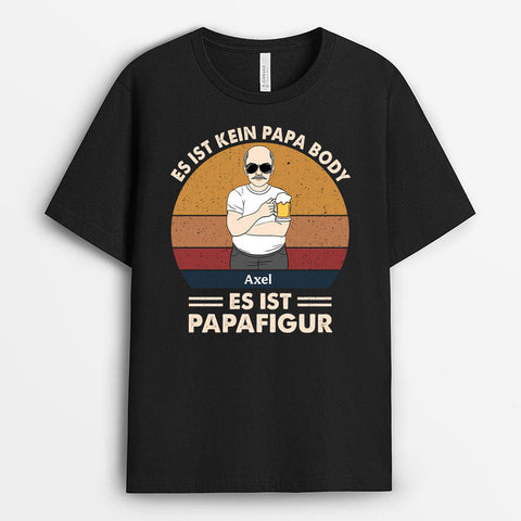 Personalisiertes Papafigur T-Shirt T-Shirt 50 Geburtstag Männer
