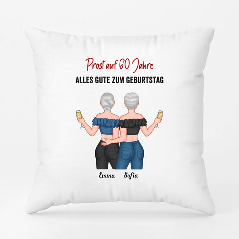 Personalisiertes Prost Auf 25. Geburtstag Kissen Geschenke für Mama zum 60. Geburtstag[product]