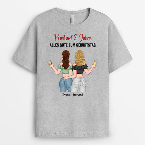 Personalisiertes Prost Auf Geburtstag T-Shirt Lustige T shirts Sprüche[product]