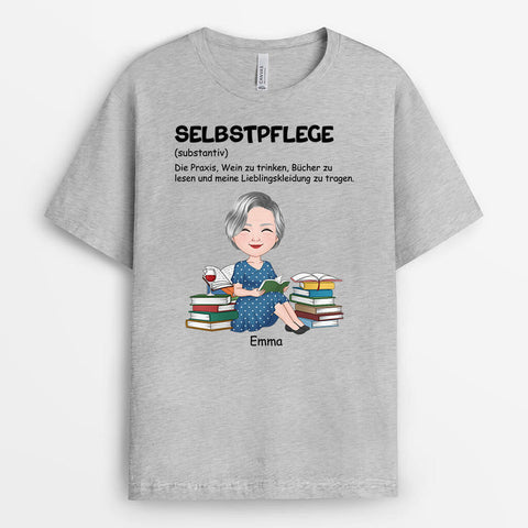 Personalisiertes Selbstfürsorge Definition T-Shirt Geschenk für oma zum 70 Geburtstag[product]