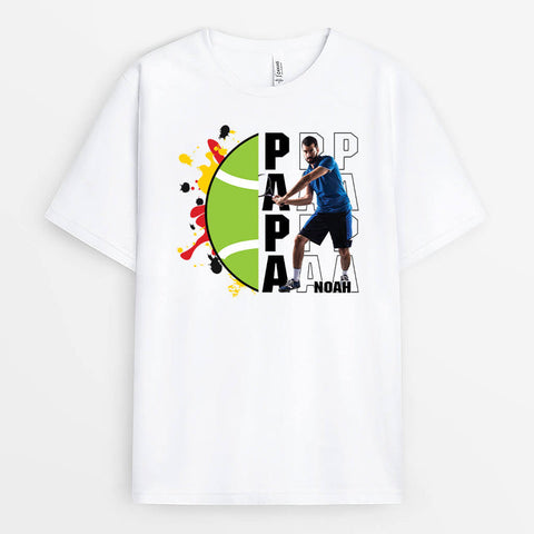 Personalisiertes Sportliche Papa T-shirt T Shirt 50 Geburtstag Männer[product]