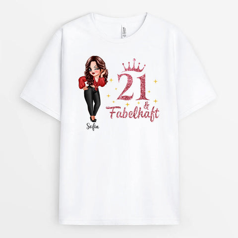 personalisiertes t-shirt frau hat geburtstag als geschenk[product]