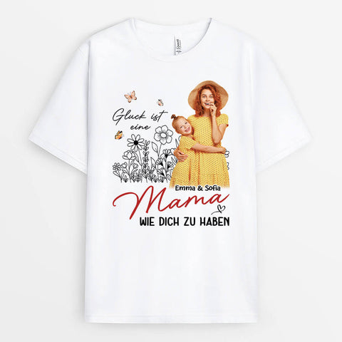 personalisiertes t-shirt frau umarmt kind als geschenk[product]