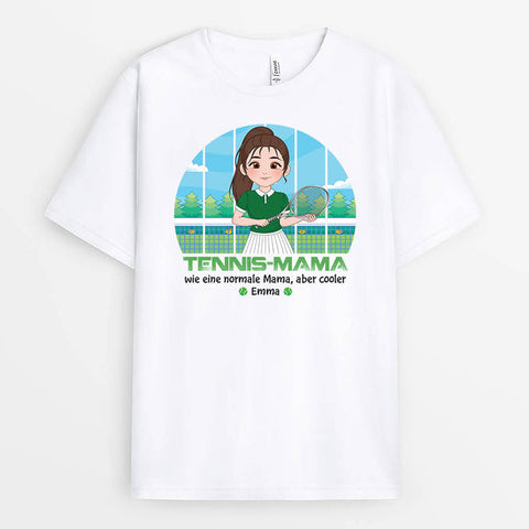 Personalisiertes Tennis-Mama T-Shirt Abschluss T Shirts